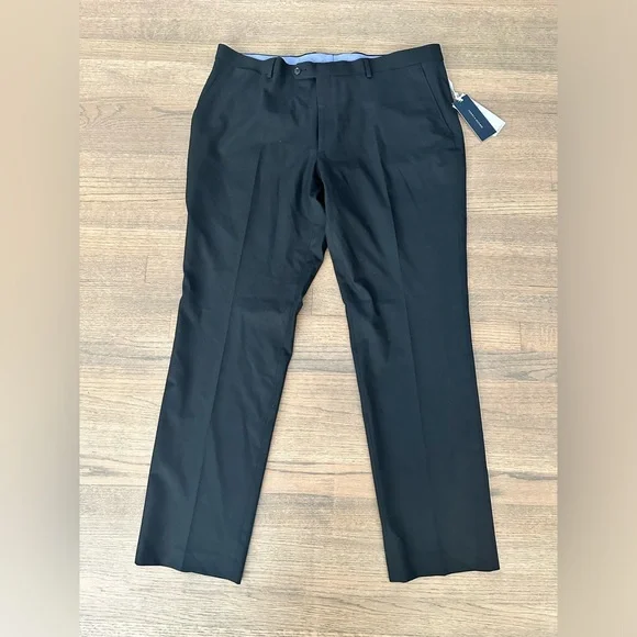 green emerald velvet dress Tommy Hilfiger Men's Modern-Fit Wool TH-Flex Stretch Pants  DGFOutlet